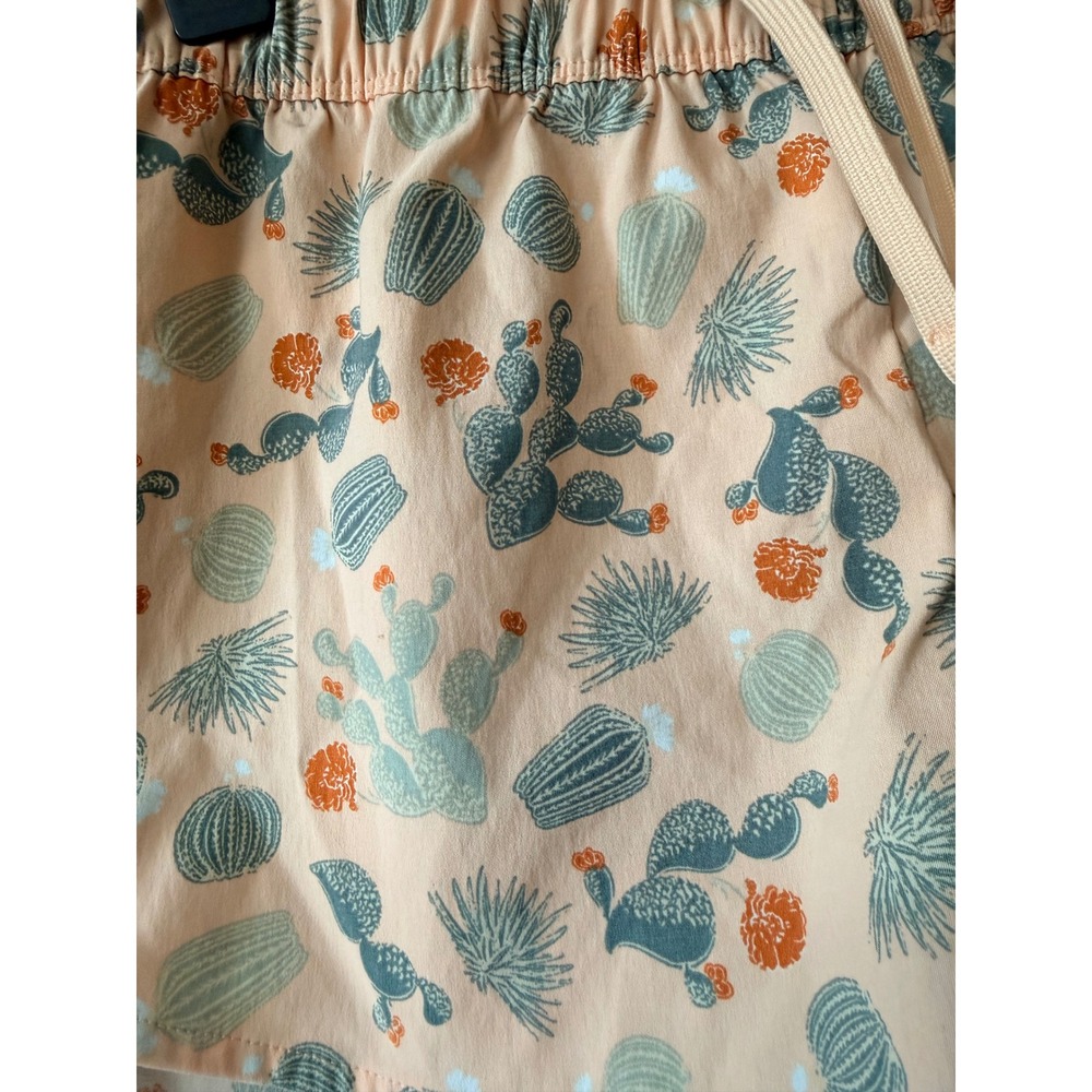 The North Face Womens Peach Cactus Print Active Shorts Small Back Zip Pocket‎ - Picture 4 of 8
